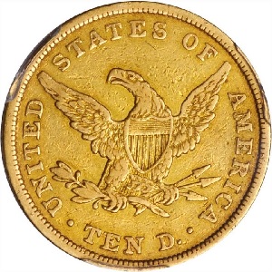 1838 Coronet 10 Eagle