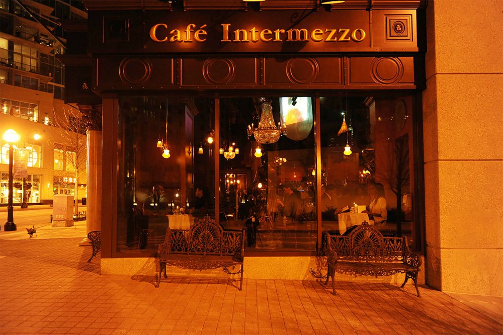 Caf Intermezzo Old Fashion European Coffeehouse Cafe Intermezzo