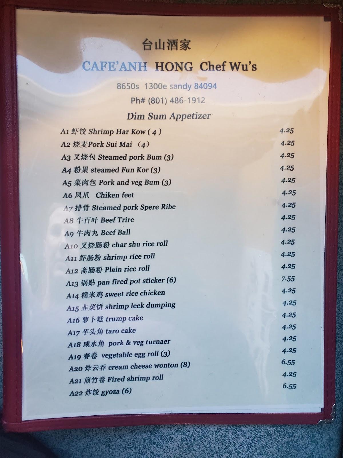 Cafe Anh Hong Salt Lake City Utah