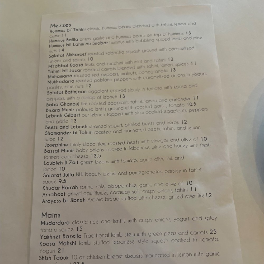 Cafe Munir Menu Guide: Dishes Explained