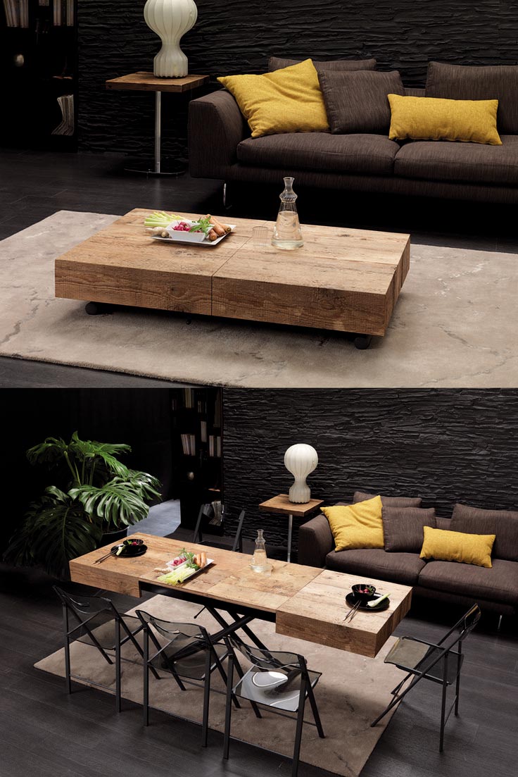 Coffee Table That Converts To Dining Table