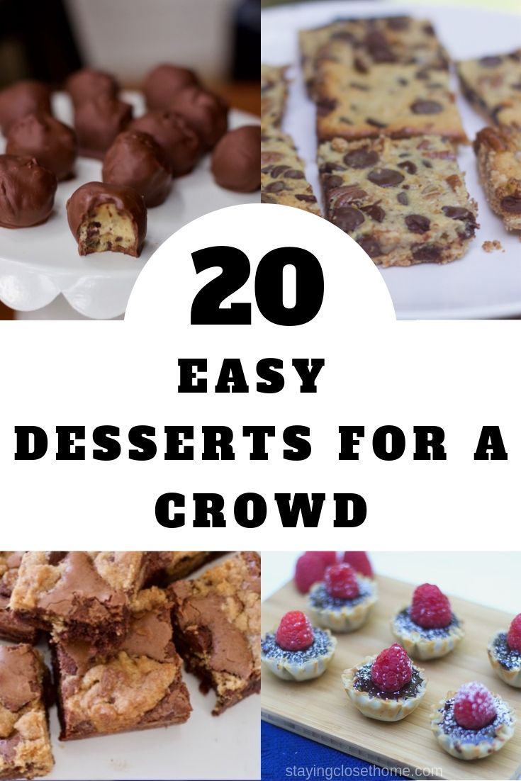 Easy Dinner Recipes Dessert Over 21 Easy Desserts That Will Feed A Crowd Easydinnerrecipes Amp 39 S Blog