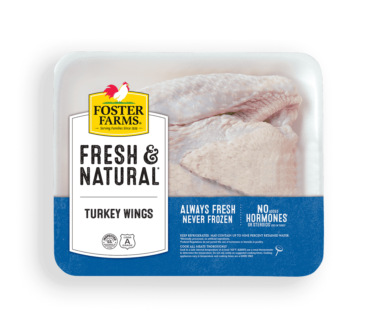 Fresh Natural Turkey Wings Products Foster Farms