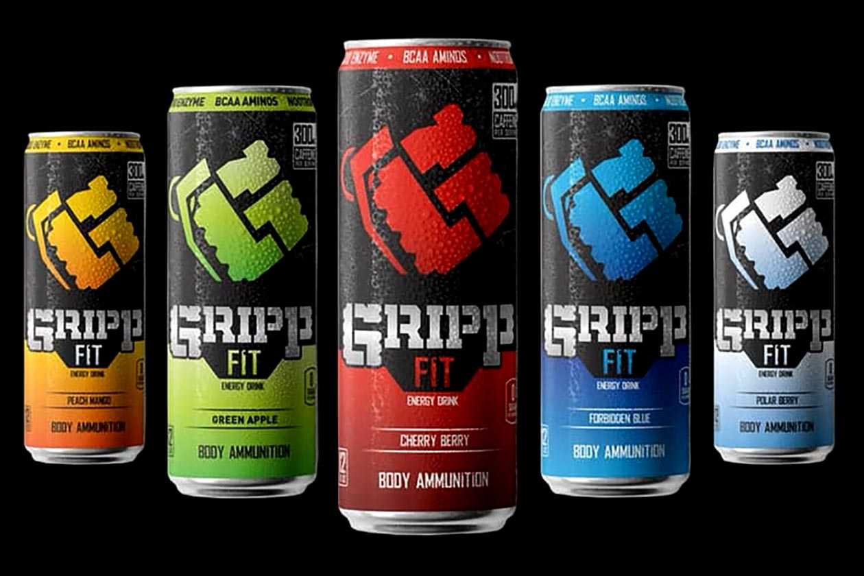 Gripp Fit Energy Drink Packing A Strong 300Mg Of Caffeine Plus Bcaas