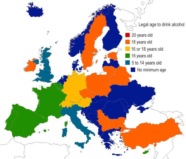 Legal Age To Drink Alcohol In Germany