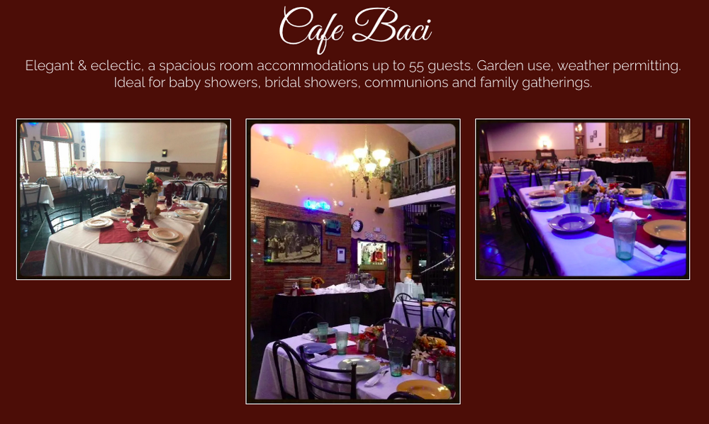 Mama S Cafe Baci Restaurant Catering