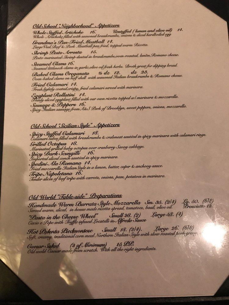 Menu At Cafe 2825 Atlantic City