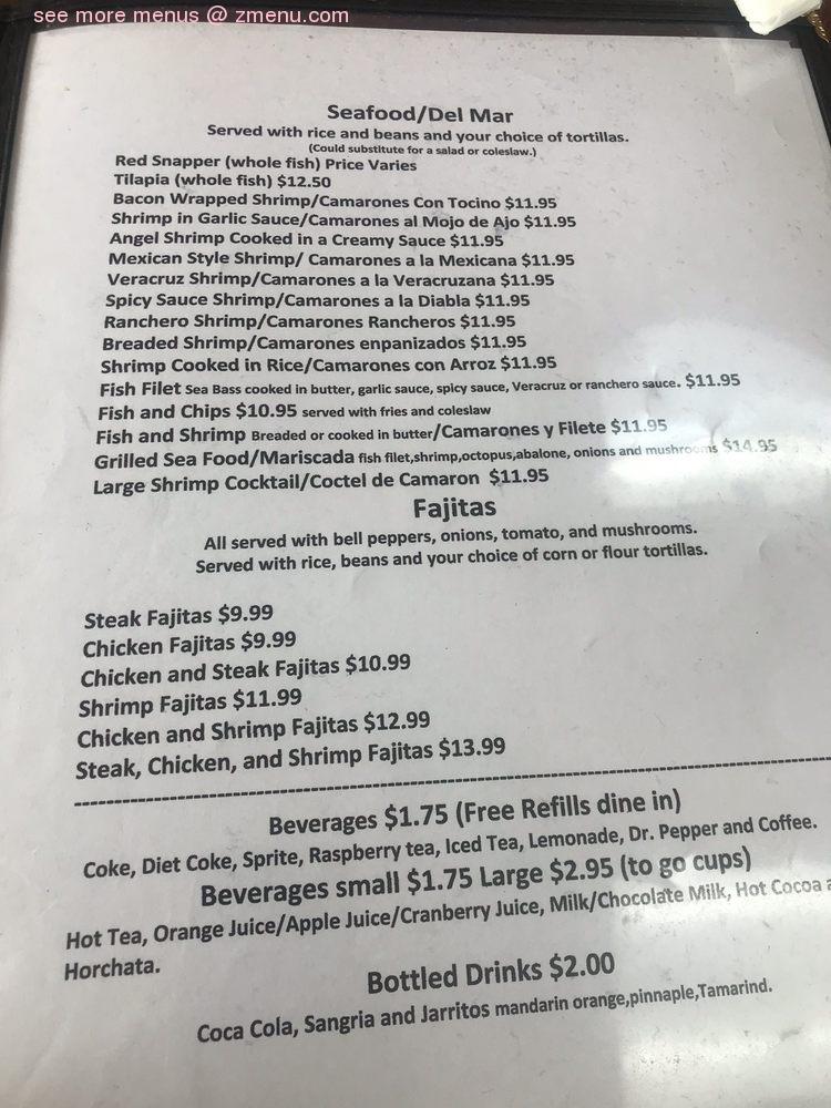 Menu At Jackpot Joanie S Casino Restaurant Pahrump