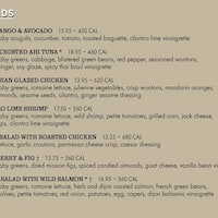 Menu At Nordstrom Cafe Bistro Lynnwood Alderwood Mall