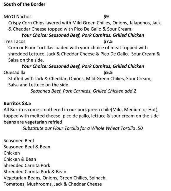 Miyo Cafe Castle Rock Restaurant Menu Prices And Reviews