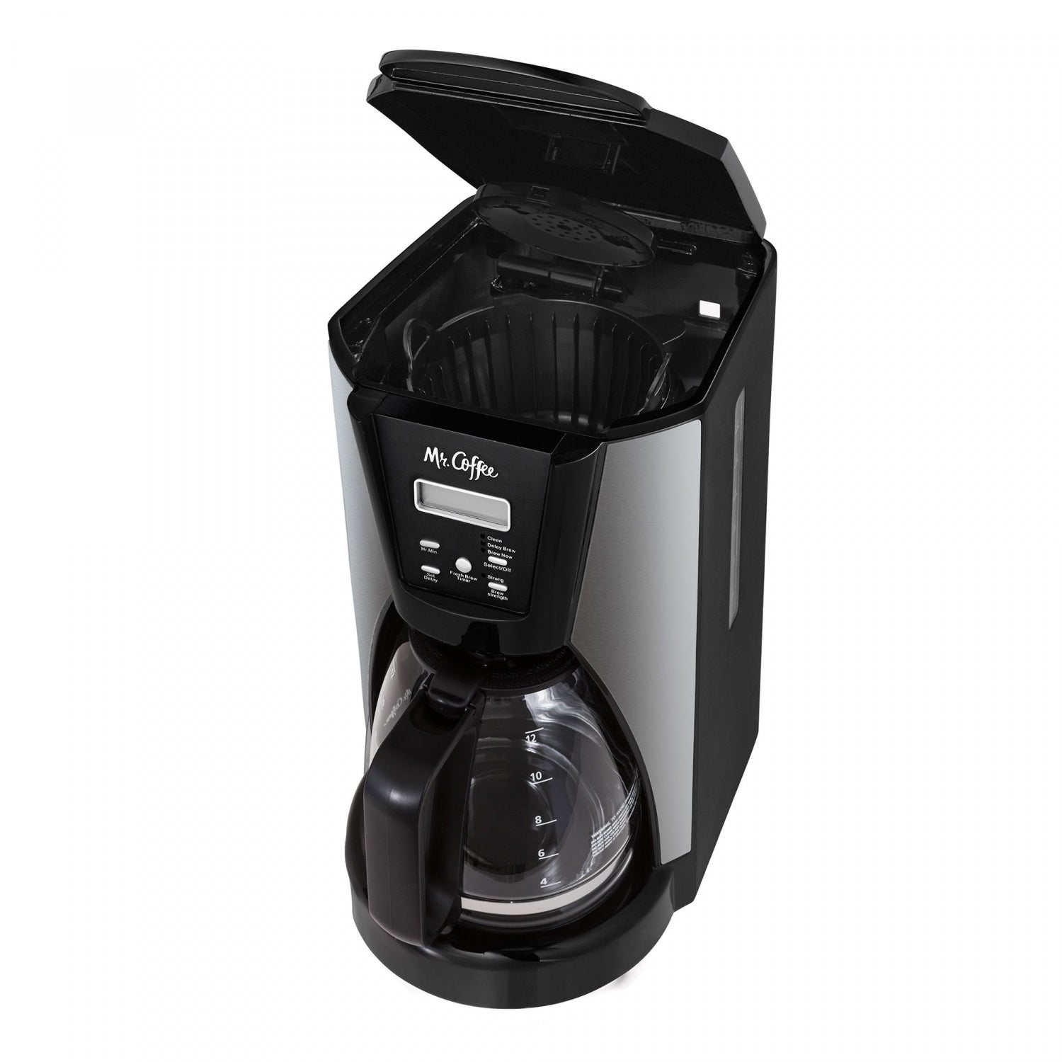 Mr Coffee 12 Cup Programmable Coffee Maker In Chrome Black Mrorganic