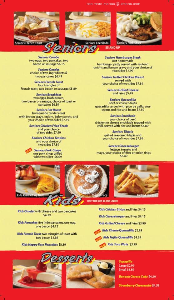 Online Menu Of Mamas Restaurant 2 Restaurant Tyler Texas 75703 Zmenu