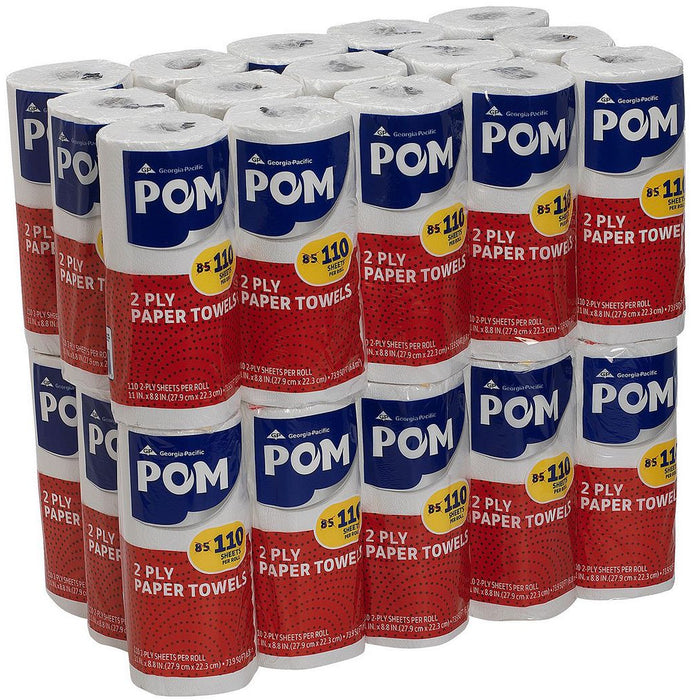 Pom Paper Towels 2 Ply 85 Sheets 30 Rolls Sam S Club