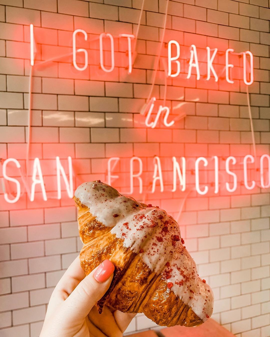 Raspberry Rose Croissant Mr Holmes Bakehouse San Francisco