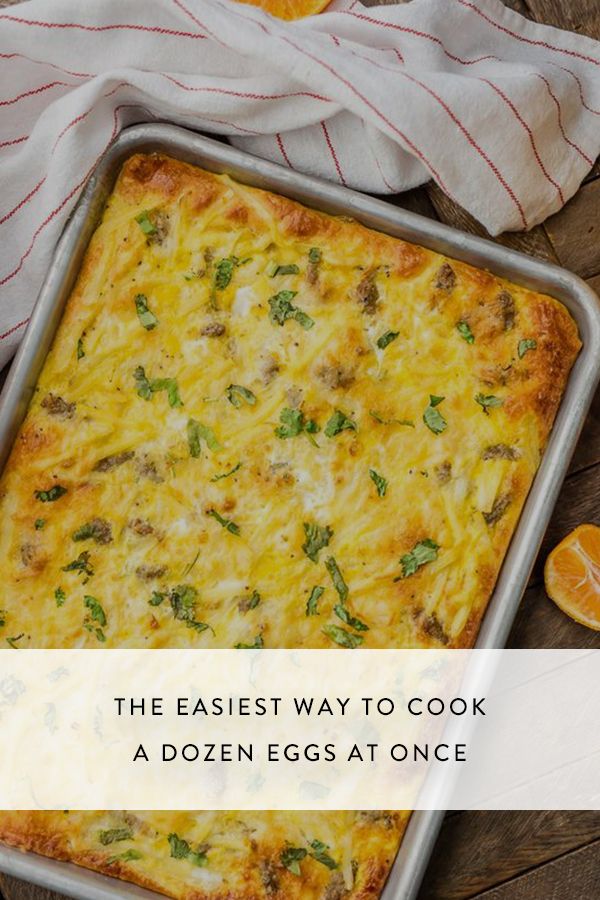 The Easiest Way To Cook A Dozen Eggs At Once Breakfast Brunch Recipes