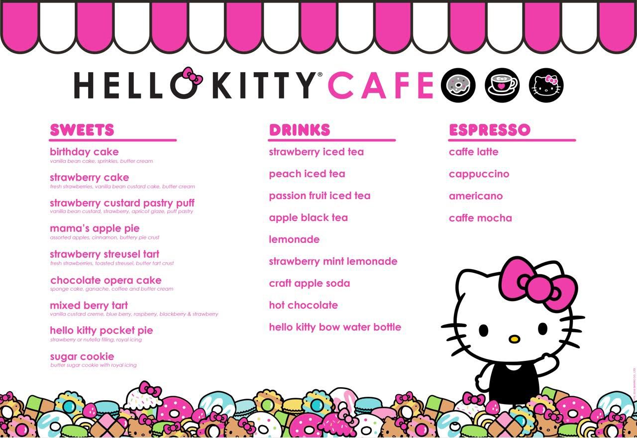 What's Hello Kitty Cafe Irvine? Menu Inside