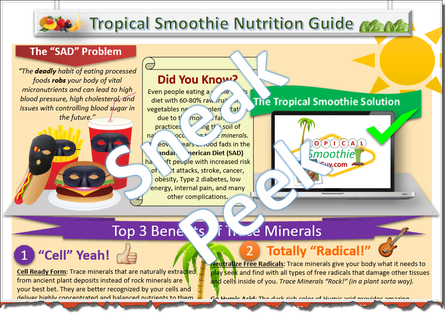 What's In A Tropical Smoothie Cafe Drink? Nutrition Guide